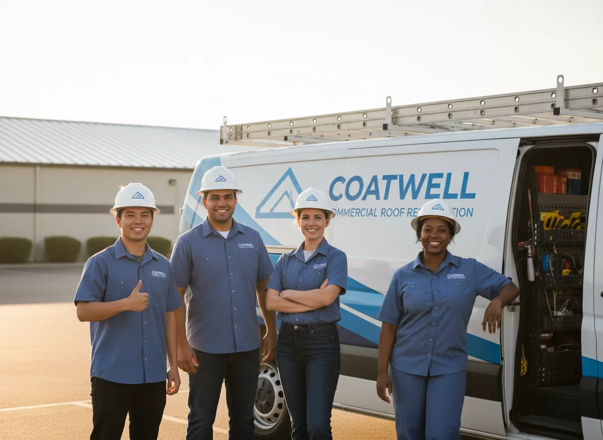 Commercial roof coating company in Florence, MA